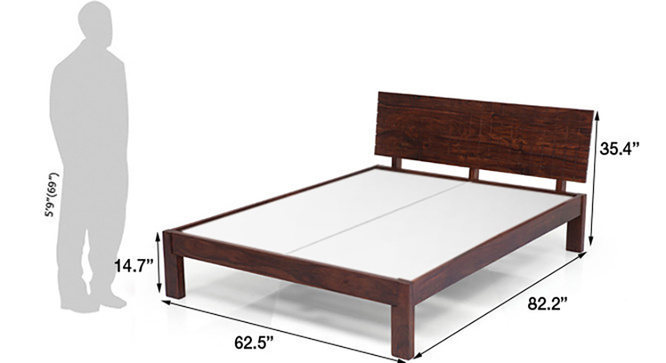 Valencia Bed (Teak Finish) Queen Size